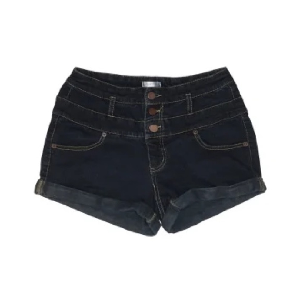 XHILERATION BLUE JEAN SHORTS